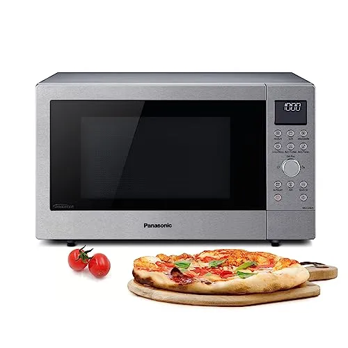 PANASONIC NN-CD58JSGPG Mikrowelle mit Grill & Heißluft