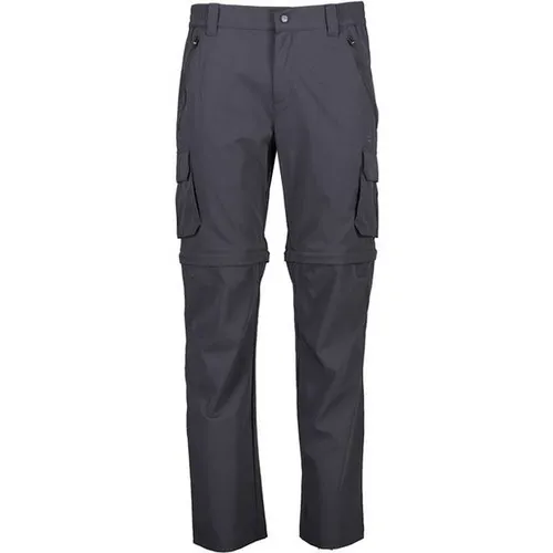 CMP MAN Zip OFF Pant antracite (U423) 58 - Wanderhosen für Herren, vielseitig mit Zip-Off-Design für schnelle Umwandlung in Shorts und ausgestattet mit Dry-Function für optimale Feuchtigkeitsregulierung.