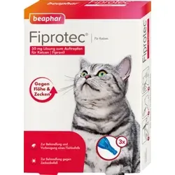 Fiprotec 50 mg Lösung zum Auftropfen für Katzen 3X0.50 ml
