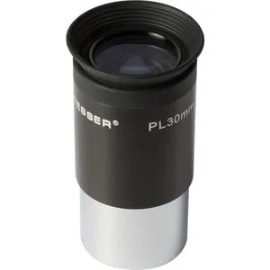 Bresser Okular Plössl 30mm - 1,25 Zoll - Hochwertiges Teleskop-Okular mit 30mm Brennweite, 50° Sichtfeld und 5 Jahren Herstellergarantie. Ideal für Planeten- und Doppelsternbeobachtungen.