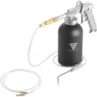 STAHLWERK Rostschutz-Sprühpistole 1100 ml - Druckluftpistole für Hohlraumversiegelung und Korrosionsschutz, mit 1100 ml Fassungsvermögen für komfortables Arbeiten ohne ständiges Nachfüllen.