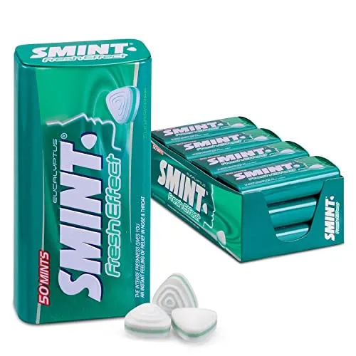 Smints | Frischeffekt Eukalyptus Dose | Smint Clean Breath | Smint Mint | 12 Pack | 420 Gram Total