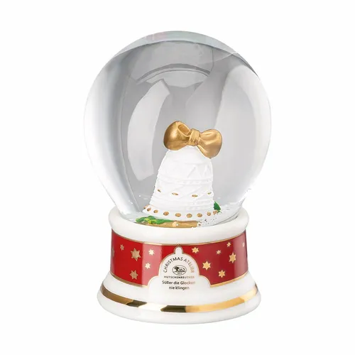 Süßer die Glocken... Schneekugel, Hutschenreuther 2024 - Weihnachtsdeko mit zauberhaftem Design, ideal für festliche Stimmung und als einzigartiges Geschenk.