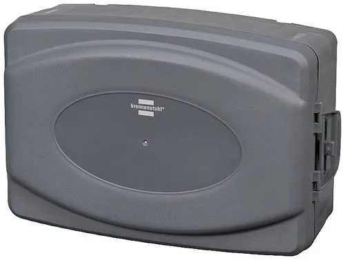 Brennenstuhl wetterfeste Box (IP54 Kabelbox wasserdicht für den Außenbereich zum Schutz von Steckverbindungen, Steckdosen, Adaptern, Transformatoren usw., Outdoor Zubehör)
