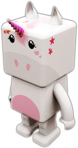 mob da-01 Mini Lautsprecher Bluetooth 3 W weiß - Externe Lautsprecher mit 3 W Leistung, integriertes Mikrofon für Freisprecheinrichtung und bis zu 3 Stunden Leuchtdauer - ideal für unterwegs.