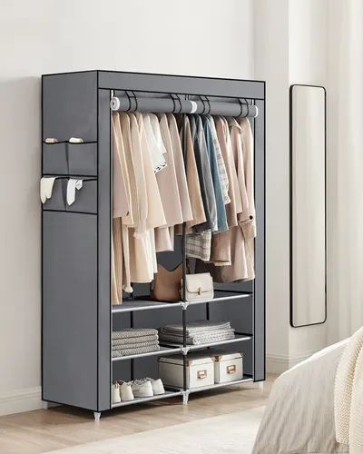 SONGMICS Stoffschrank mit Hängefächern und Ablagen von SONGMICS