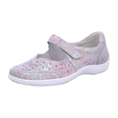 Waldläufer 496325-168 Lizzy Stein Gr. 42 - Bequeme Wanderschuhe für Damen und Herren - Wanderschuhe aus hochwertigem Leder, ideal für lange Spaziergänge und Outdoor-Aktivitäten mit optimalem Tragekomfort.