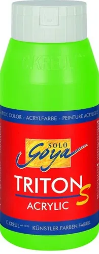 Kreul Solo Goya Acrylic Triton S gelbgrün 750 ml Künstlerfarben