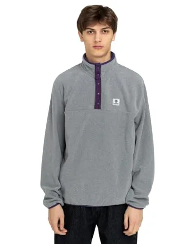 Element Abenaki - Fleece mit Druckknöpfen für Männer