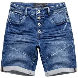 Amaci&Sons Jeansshorts NILES Jeansshorts Herren Bermuda Jeans Short Hose Regular Fit blau W30