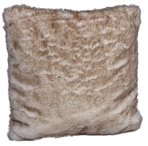 Webpelz Kissen Nordfuchs Fellkissen Pelzimitat Pelzkissen 45x45cm Sofakissen