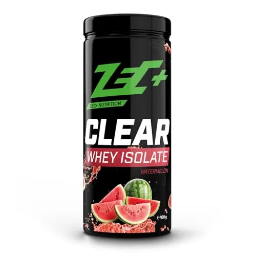 Zec+ Clear Whey Isolate - 900g Wassermelone - Sportnahrung: Erfrischendes Proteinpulver mit hochwertigem Isolat für aktive Menschen, ideal nach dem Training.