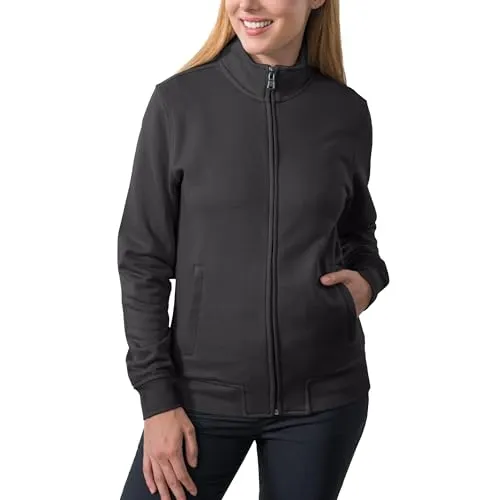 HRM Damen 1002 Kapuzenpullover, Darkgrey, L - Kapuzenpullover für Damen: Weiches Mischgewebe aus 70% Baumwolle & 30% recyceltem Polyester, ideal für Textil-Veredelung und vielseitig einsetzbar in Freizeit, Sport und Workwear.