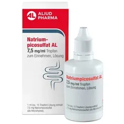 Natriumpicosulfat AL 7,5 Mg/ml Tropfen - Arzneimittel zur schonenden Behandlung von Verstopfung, ideal für individuelle Dosierung und bereits für Kinder ab 4 Jahren geeignet.