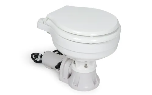 Einbautoilette Bordtoilette mit elektrischem Zerhacker 12V Boot Toilette WC