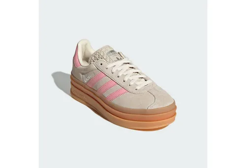 adidas Gazelle Bold J Sneakers – Grau/Rosa, 38 2/3 EU - Sneaker für Kinder mit stylishen Farben und bequemer Passform, perfekt für den Alltag und sportliche Aktivitäten.