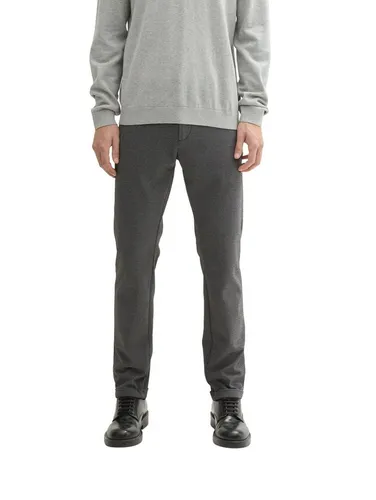 TOM TAILOR Herren Jersey Travis Slim Fit Chino Hose - Bequeme Stretch-Stoffhose - Wanderhosen mit Stretch-Anteil für optimalen Komfort und Bewegungsfreiheit, ideal für Büro, Freizeit und festliche Anlässe.