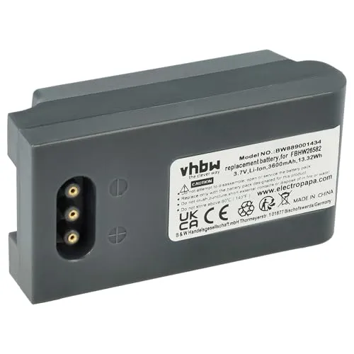 vhbw Akku kompatibel mit Höft & Wessel SKEYE.Allegro, LS SKEYE.Integral Mobilcomputer PDA Scanner (3600 mAh, 3,7 V, Li-Ion)