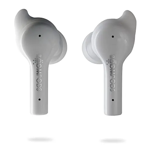 Boompods Bassline GO In Ear Kopfhörer - Bluetooth Kopfhörer mit Lautstärkeregelung, schweißresistent und ideal für aktive Nutzer, die hochwertigen Sound schätzen.