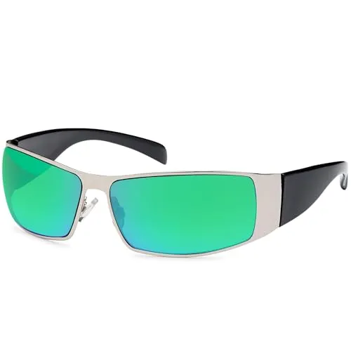 BEZLIT Herren Sonnenbrille Pilotenbrille Sprotlich Grün