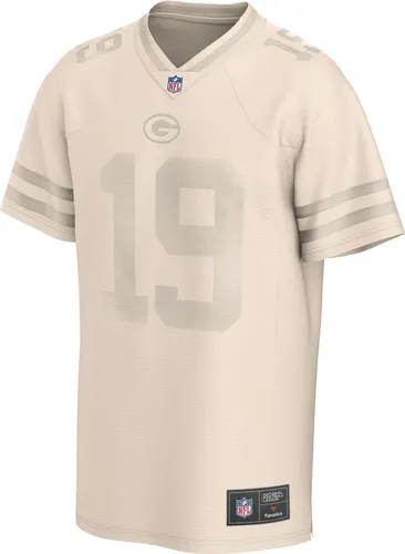 Fanatics Footballtrikot Green Bay Packers DYSTOPIA Foundation XL - Herren-Shirt aus 100% Polyester, bequem und stylisch für echte Fans der Green Bay Packers in klassischem Weiß.