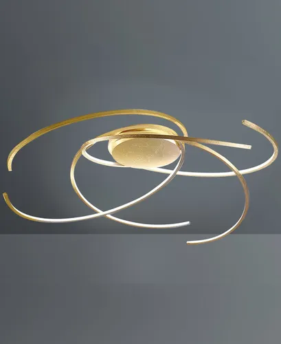 Escale Space Deckenleuchte LED Blattgold 100 cm 452 803 09