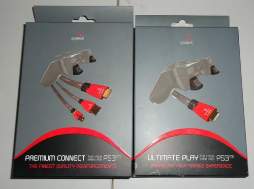 Gioteck Kabelset G311 & G313 für Sony PS3 Konsole