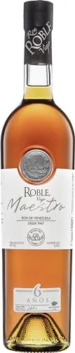 Ron Roble Viejo Maestro - Ron de Venezuela 6 Años 40% vol. - Brauner Rum aus Venezuela 6 Jahre gereift (1 x 0.7 l)