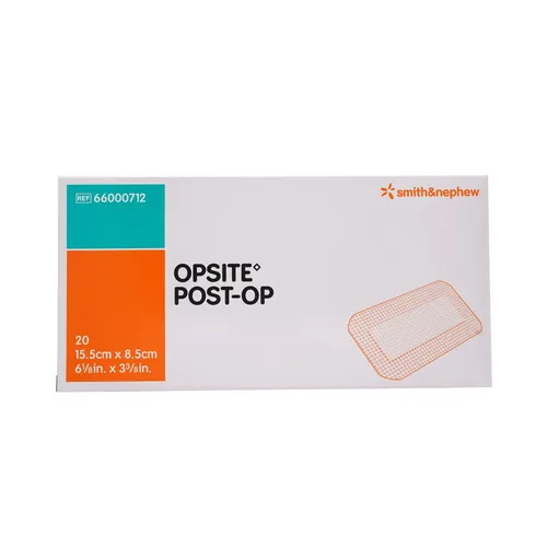 Opsite Post Op Verband 8,5x15,5 cm - Transparent & Steril - Kompressen & Verbände - Der transparente Folienverband schützt postoperative Wunden, ist wasserdicht und ermöglicht ein problemloses Duschen ohne Infektionsrisiko.
