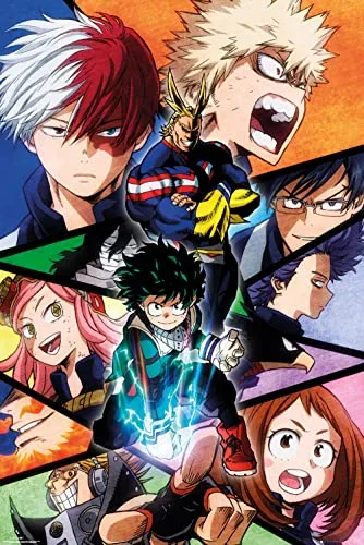 Close Up My Hero Academia Poster Charaktere