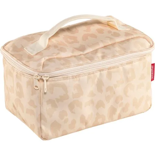 reisenthel beautycase Leo Vanilla – quadratischer Kulturbeutel für stilvolle Reisen - Praktischer Kulturbeutel mit gepolsterter, rechteckiger Form und vielseitigen Fächern zur optimalen Organisation Ihrer Kosmetikartikel. Hergestellt aus hochwertigem, wasserabweisendem Material – ideal für unterwegs.