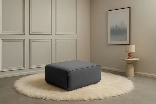 Home affaire Polsterhocker Noord 92/66 cm, mit Kedernaht, schöne Serienergänzung