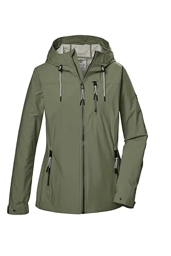 G.I.G.A. DX Damen Softshelljacke mit Kapuze GS 74 WMN SFTSHLL JCKT - Funktionsjacke für Damen, winddicht und wasserabweisend mit PFAs-freier Imprägnierung – umweltfreundlich und ideal für Outdoor-Aktivitäten.