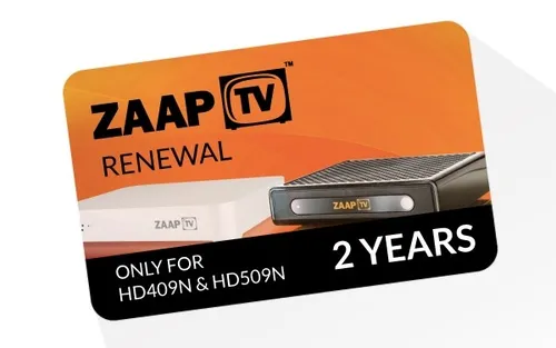 ZaapTV -Arabic- 2 Jahres Verlängerung für IPTV-Boxen von Zaap