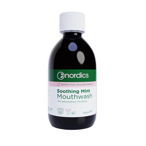 Mundwasser beruhigende  frische Minze Nordics 300 ml - MHD 03.2026