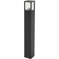 Lucande Außen-Stehlampe Klemens, moderne Wegeleuchte - Standleuchten mit modernem Design aus robustem Metall, IP54 Schutz gegen Staub und Spritzwasser, ideal für Terrassen und Gartenwege, dimmbar für flexible Lichtgestaltung.