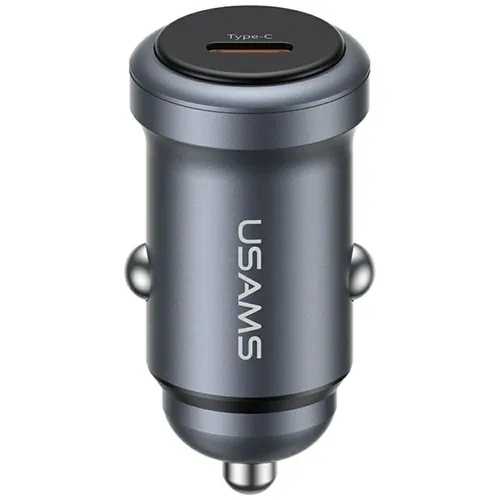 Car charger 30W PD aluminium USAMS