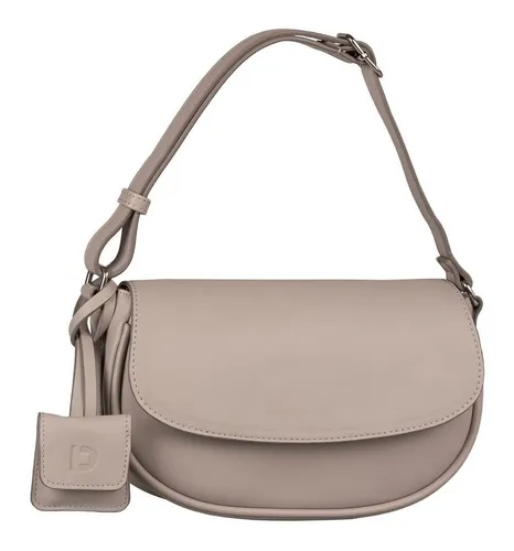 TOM TAILOR Denim Bena Damen Überschlagtasche - Mini Grau - Stylische Umhängetasche aus glattem Lederimitat, mit Magnetverschluss und praktischen Fächern. Perfekt für einen modernen Look und ideal für den Alltag!