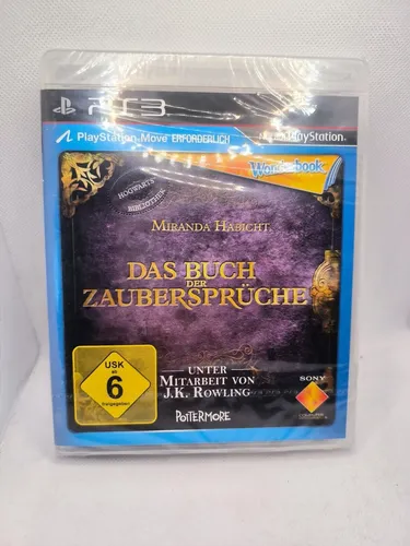 Wonderbook: Das Buch der Zaubersprüche für PS3 - Familienfreundliches Spiel für die PS3, fördert Kreativität und interaktive Magie für Kinder ab 6 Jahren.