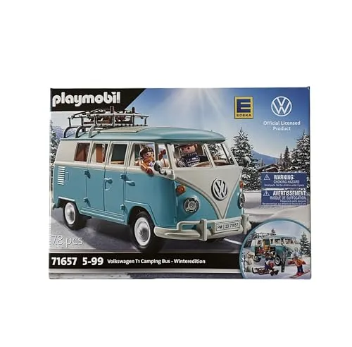 Playmobil 71657: VW T1 Campingbus Bulli EDEKA Winter-Edition 2023