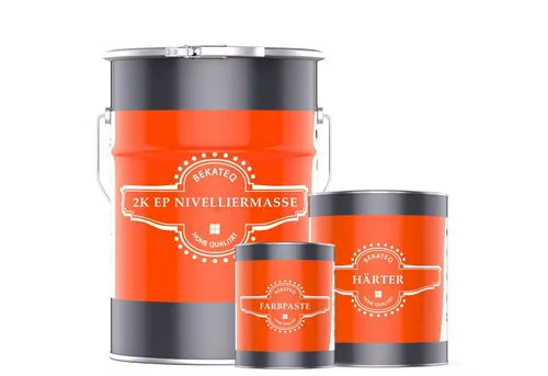 BEKATEQ Ausgleichsmasse BK-205EP 2K Epoxidharz Nivelliermasse 0 Bodenbeschichtung UV-optimiert, Lösemittelfrei, Geruchsarm
