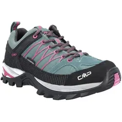 CAMPAGNOLO Rigel Low Trekking Schuh WP - Damen türkis 40 - Wasserdichter Damen-Wanderschuh mit ClimaProtect®-Membran und optimalem Halt dank Knöchelstütze. Ideal für Outdoor-Touren bei jedem Wetter.