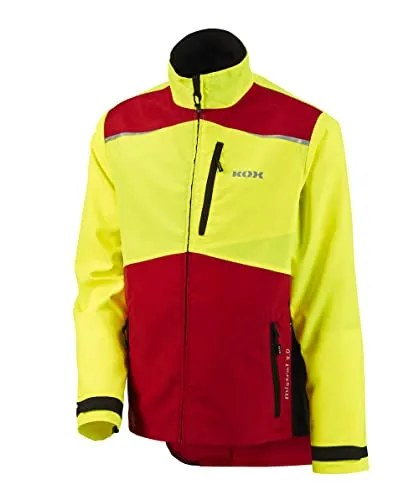 KOX Forstjacke Mistral 3.0 Rot/Gelb Größe XL