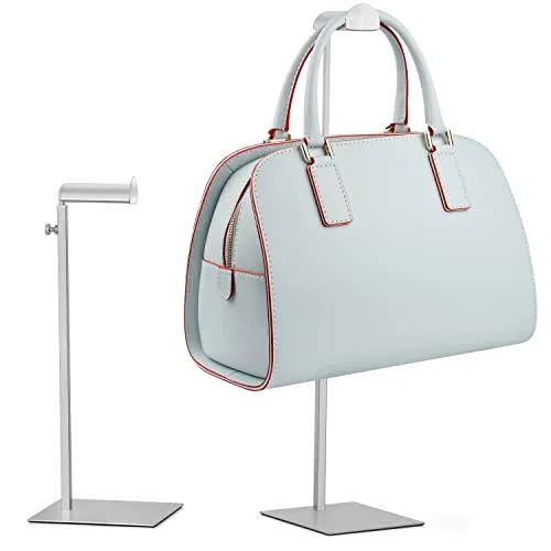 FNG8 Verstellbarer Edelstahl Handtaschen Ständer [2 Stk] in silber von FNG8