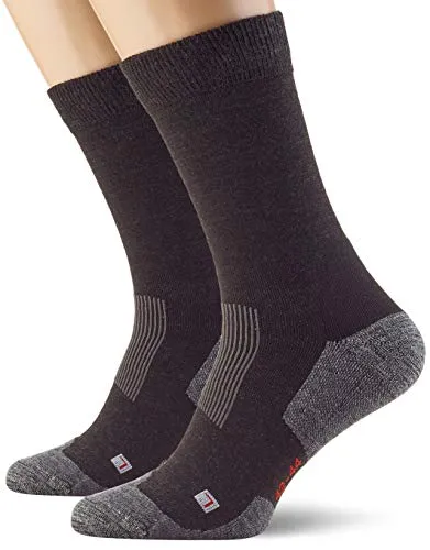 Areco Unisex Trekking Doppelpack Socke, anthrazit, 42-44 EU