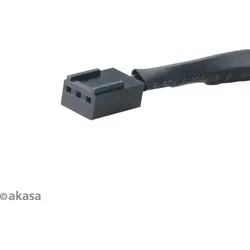 AKASA - redukce otáček ventilátoru (-20%) - Schwarz