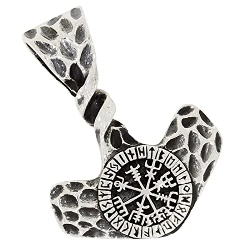 AFP Anhänger Thorshammer Vegvisir 925 Sterling Silber AS-799