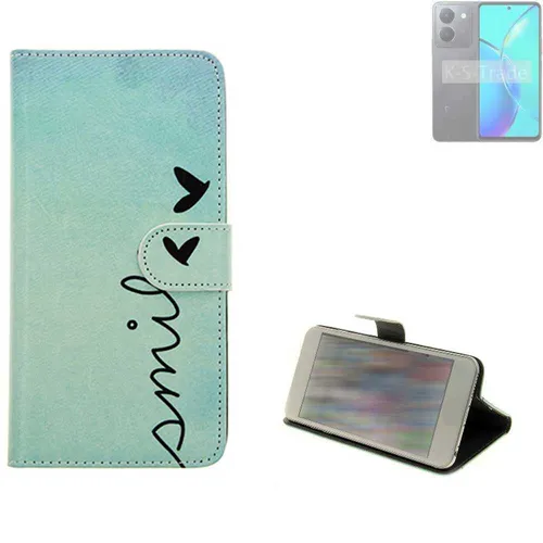 360° Schutz Hülle für Vivo Y36t Wallet Case Design smile