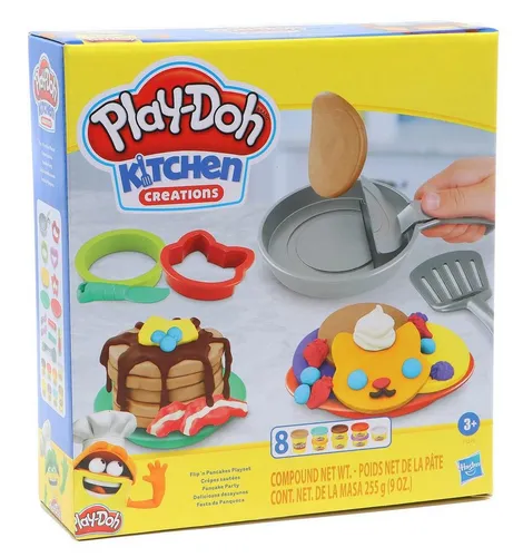 Play-Doh Knete Pfannekuchen Party Play-Doh Knetset Knete Knetwerkzeuge Pancake Set