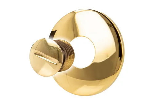 tecuro Messing-Stopfen G 1/2 Zoll mit Rosette von Tecuro